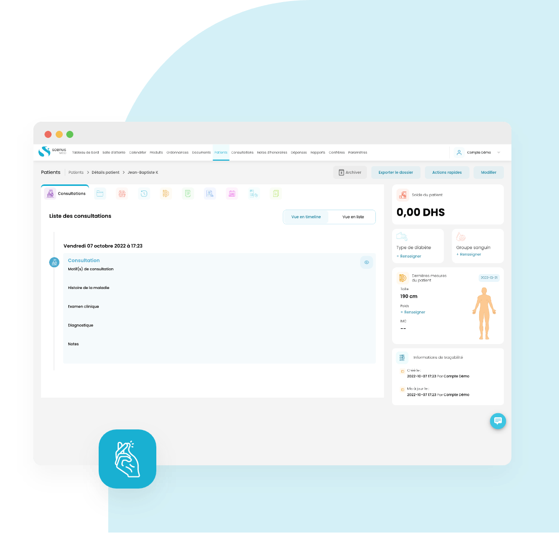 logiciel de gestion de cabinet médical