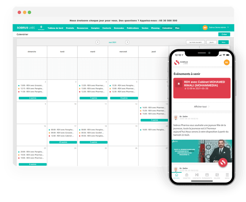 Sobrus Sobrus Labs - Le CRM 100% dédié aux laboratoires pharmaceutiques